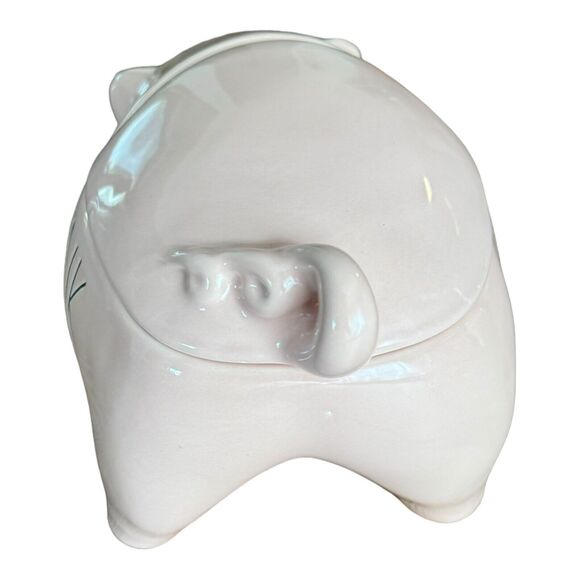 Rae Dunn Canister OINK Pink Pig Cookie Jar Lid Farmhouse Rustic HTF New 2022 - Picture 8 of 15